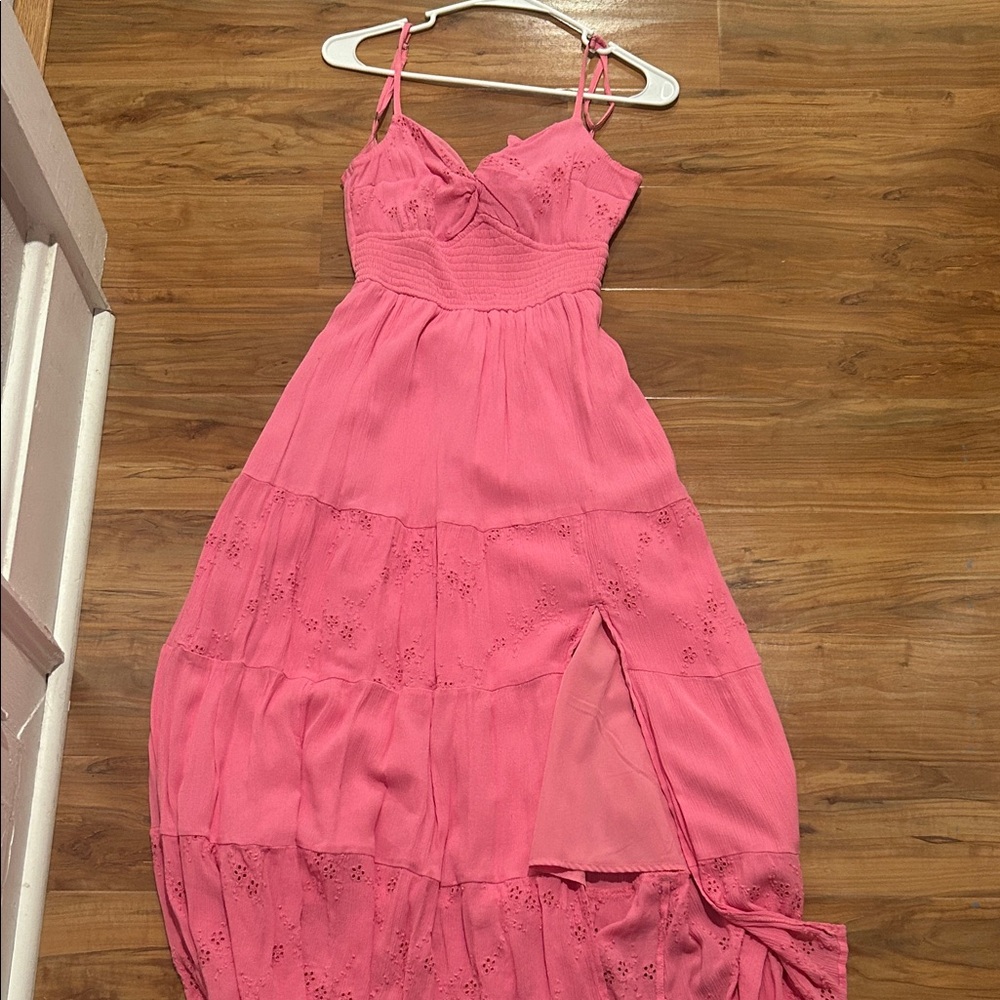Hollister Pink High Low Dress